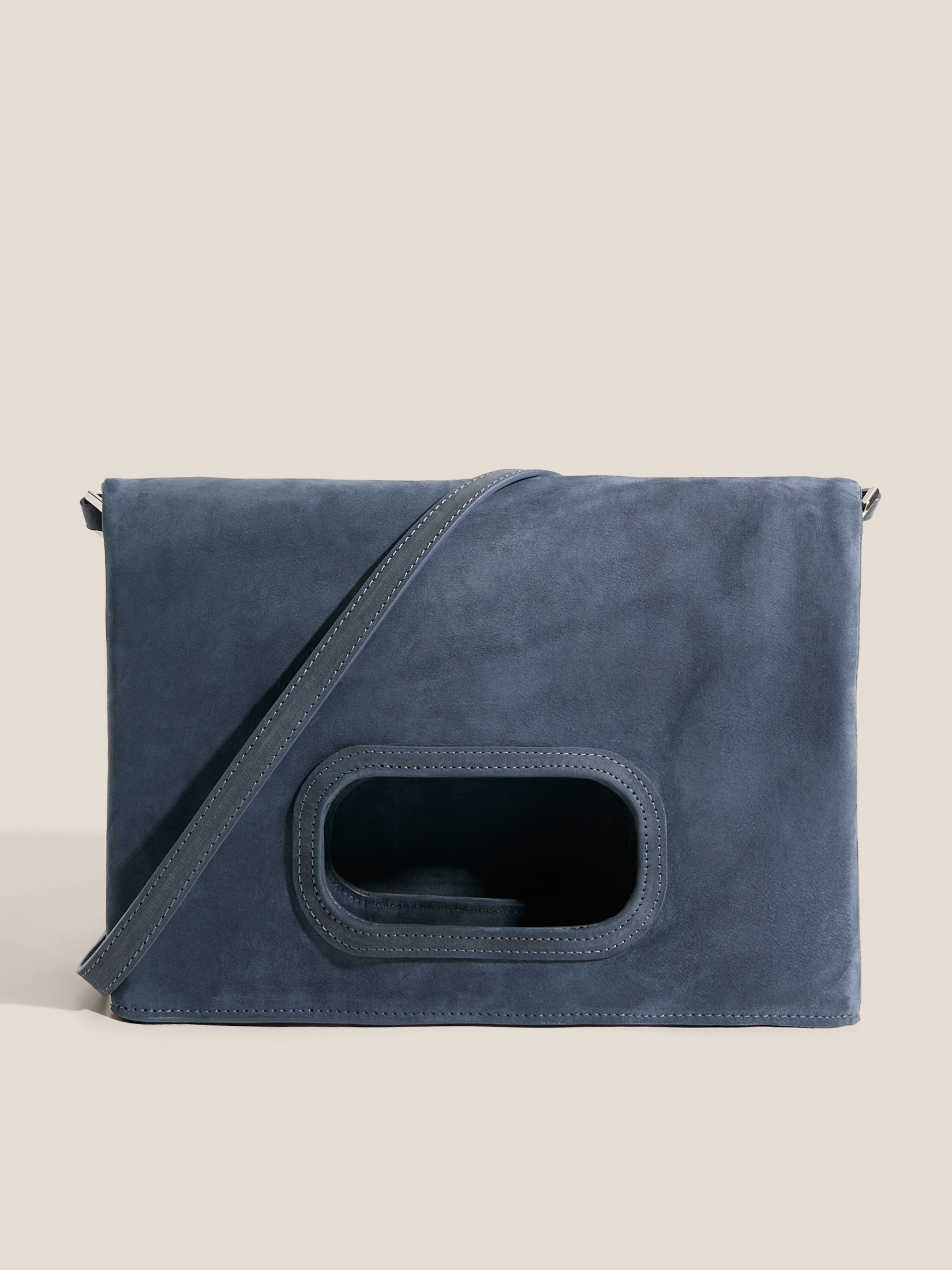 Клатч MAISON DAVID 4934438, серо-синий