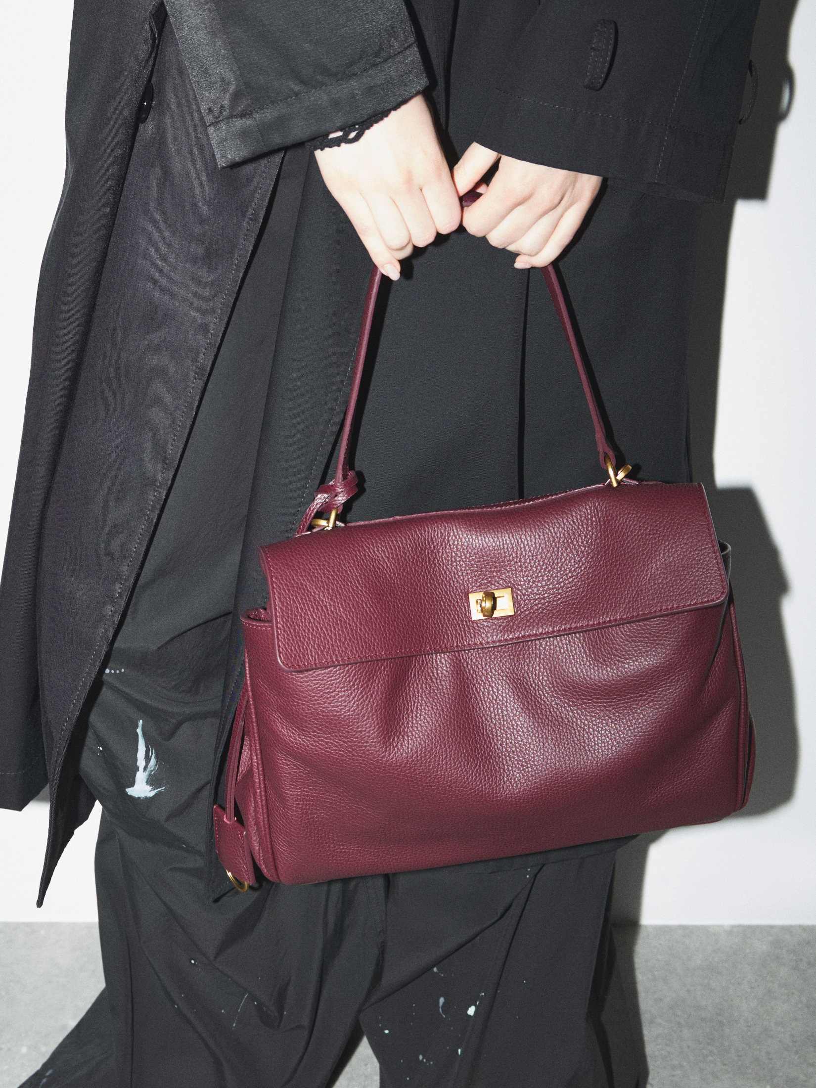 Женская сумка MAISON DAVID 4935399, бордовый