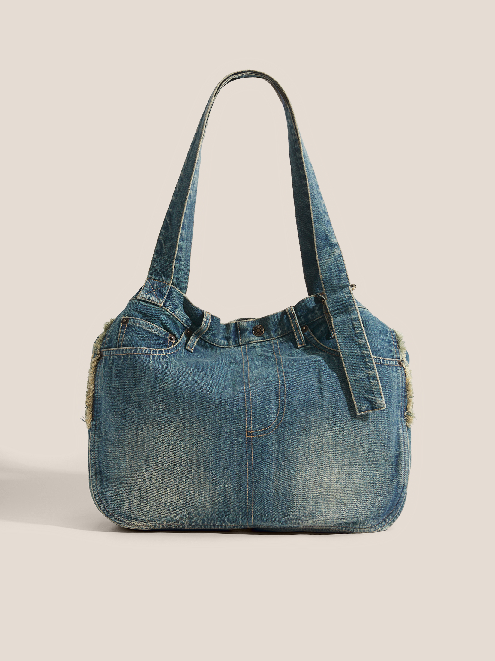 Женский шоппер MAISON DAVID 4499205, серо-синий