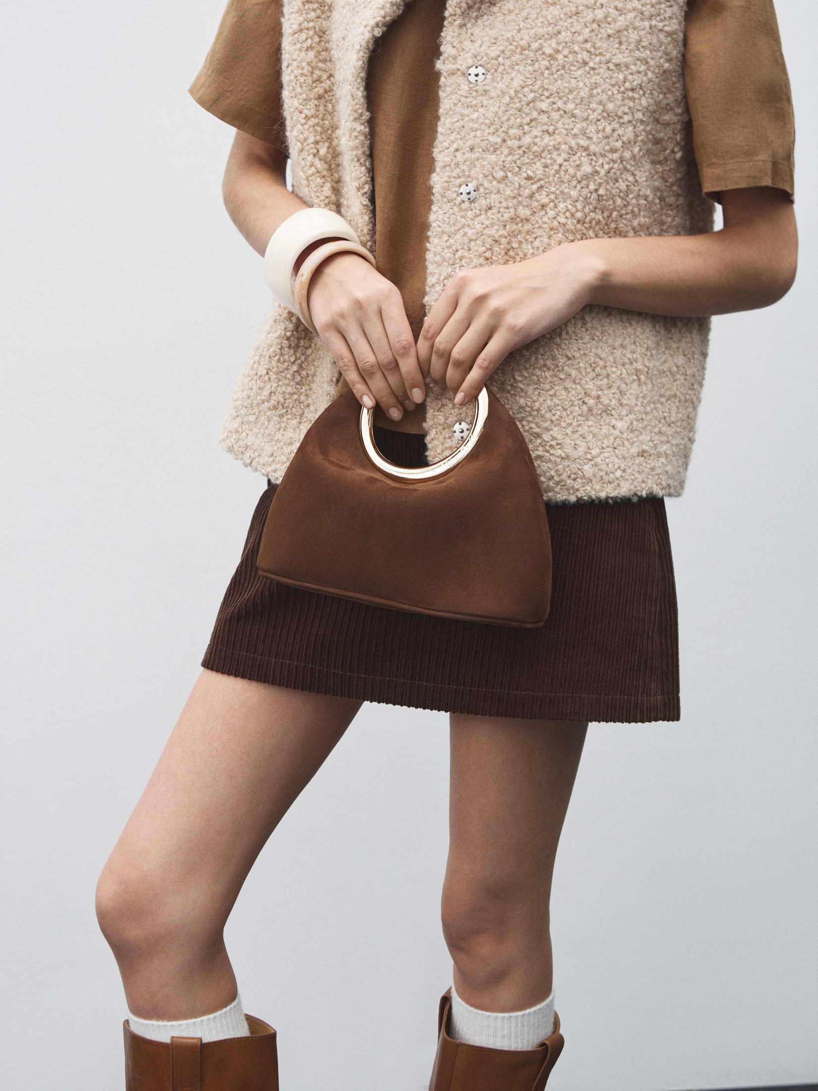 Женская сумка MAISON DAVID 4866773, коричневый