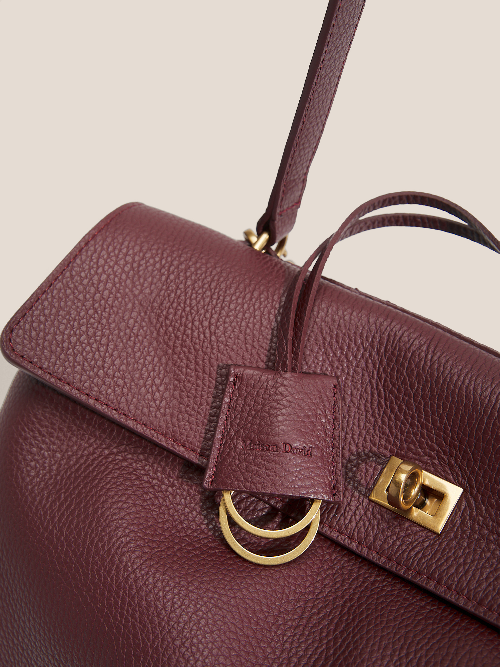 Женская сумка MAISON DAVID 4935399, бордовый