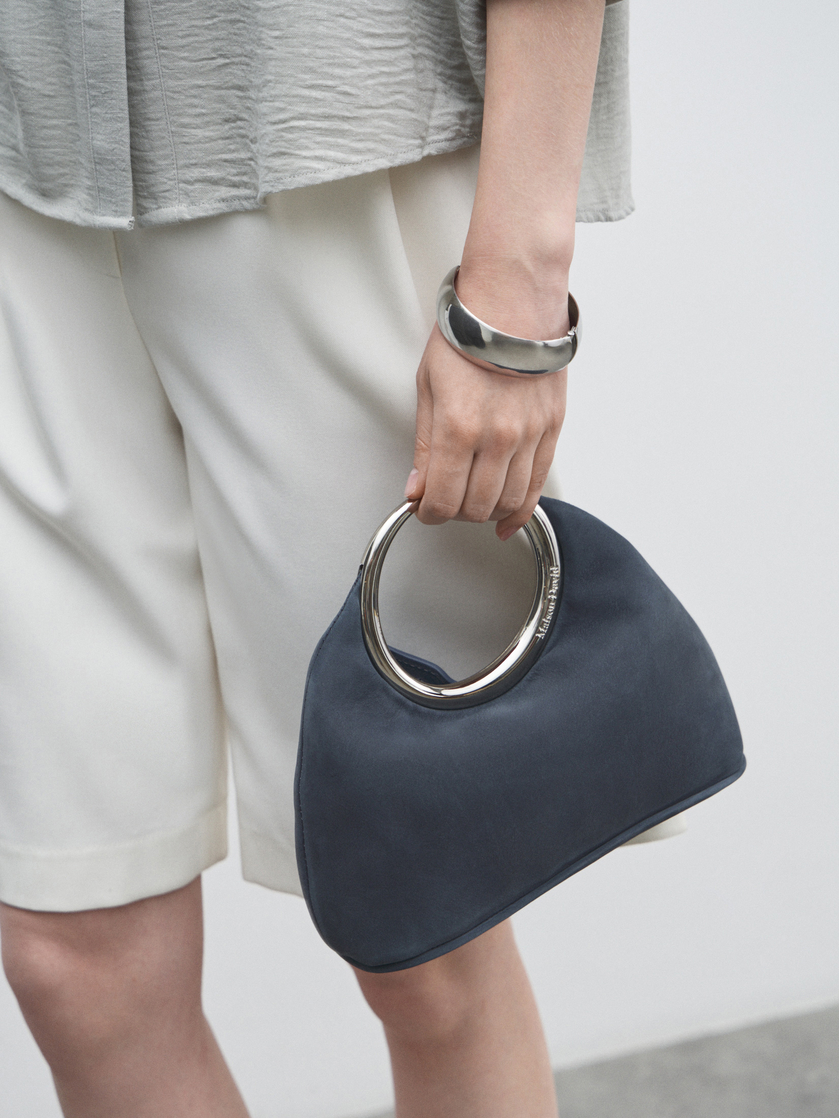 Женская сумка MAISON DAVID 4866801, серо-синий