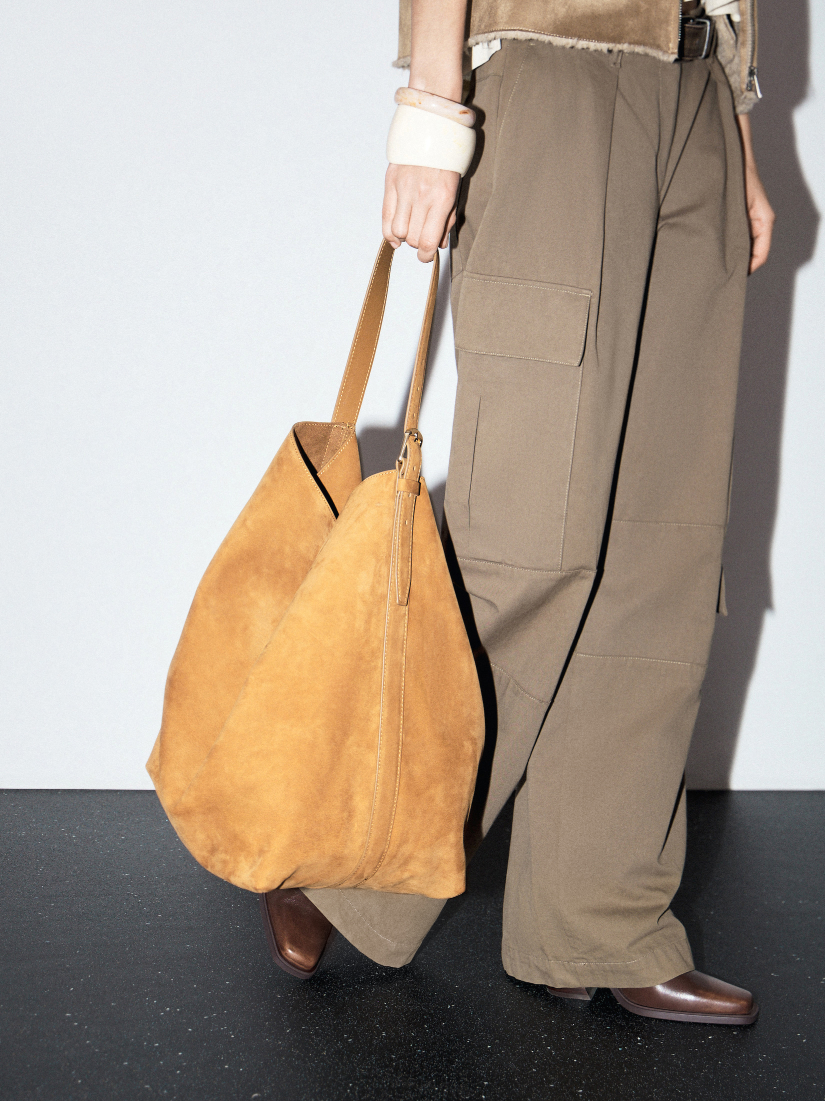 Женский шоппер MAISON DAVID 4856200, коричнево-оранжевый