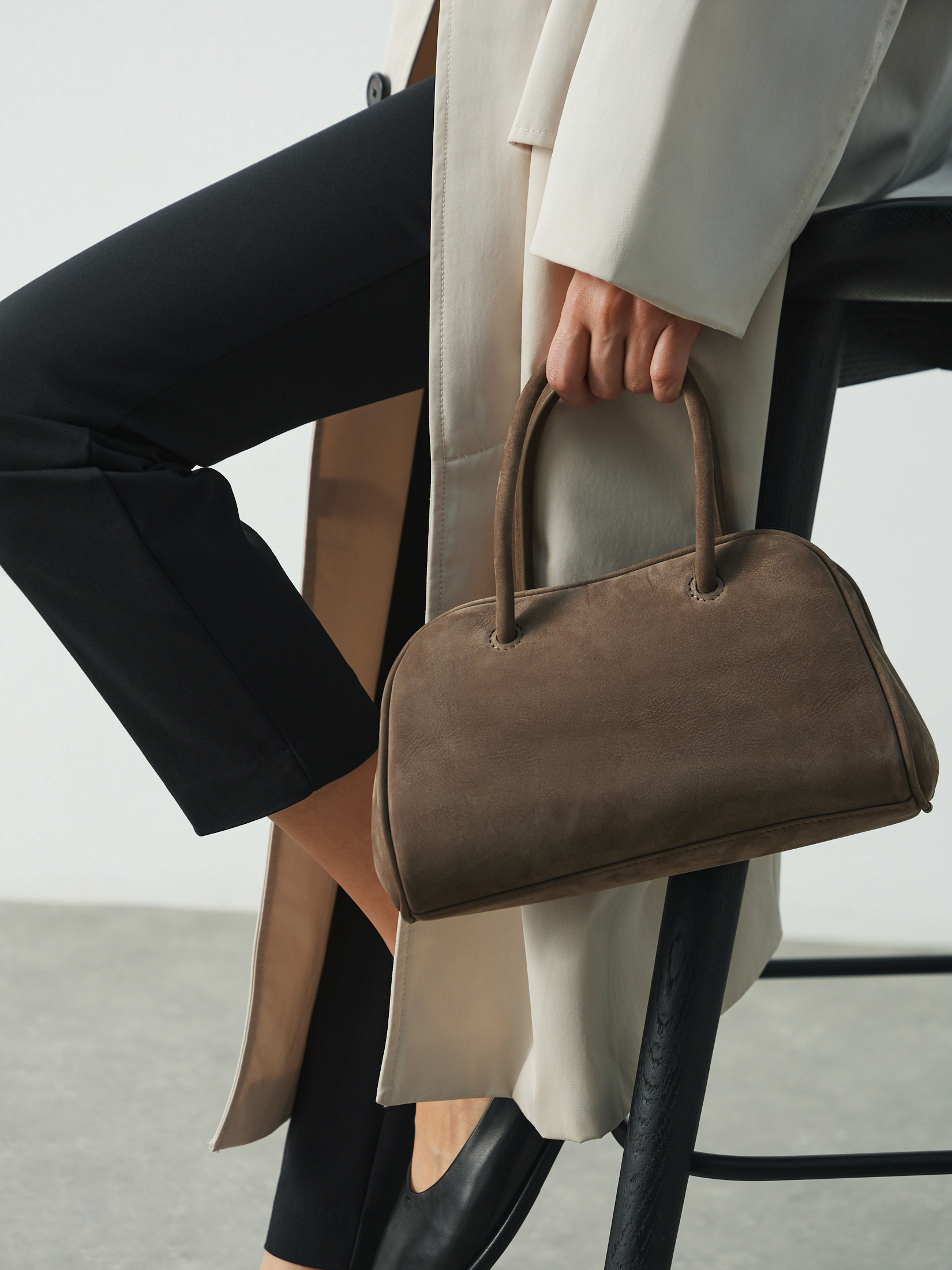 Женская сумка MAISON DAVID 4866901, серовато-коричневый