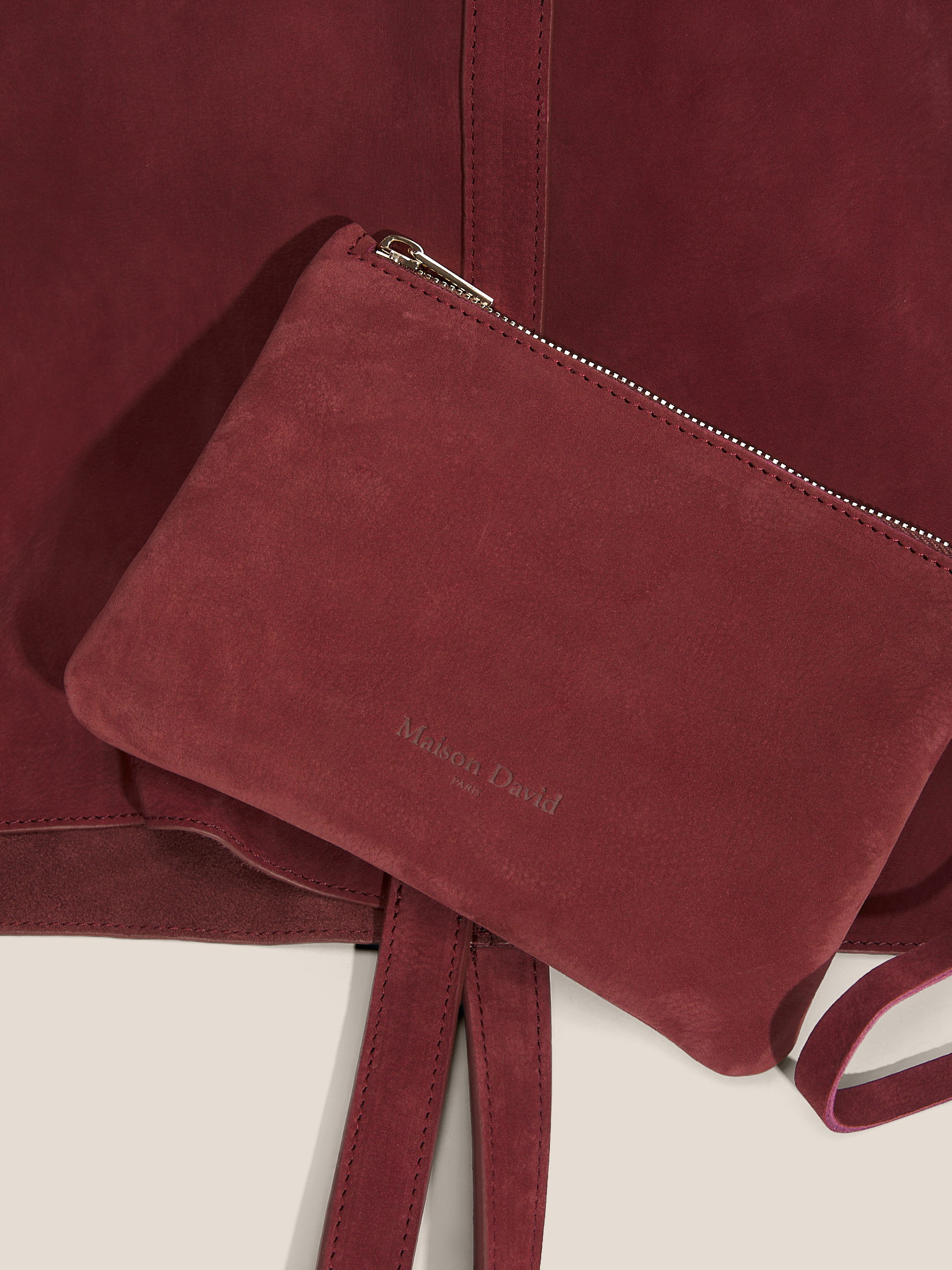 Женский шоппер MAISON DAVID 4862321, бордовый