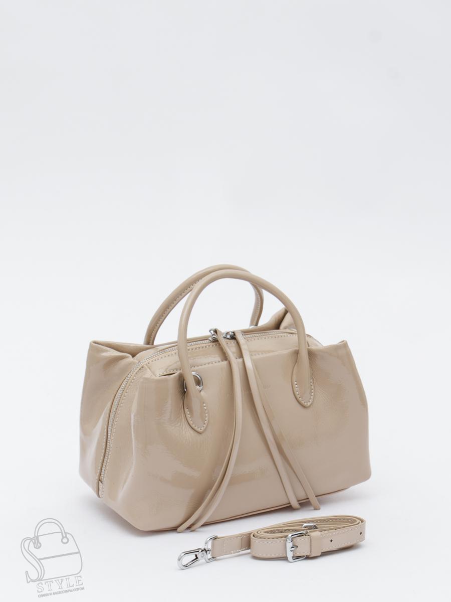 Сумка женская кожаная 5786P apricot Polina&Eiterou