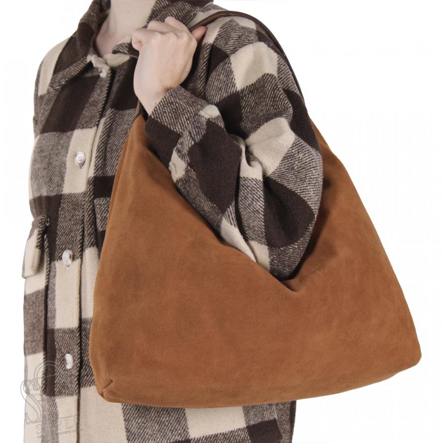 Сумка женская кожаная 9606VGAA caramel Vitelli Grassi