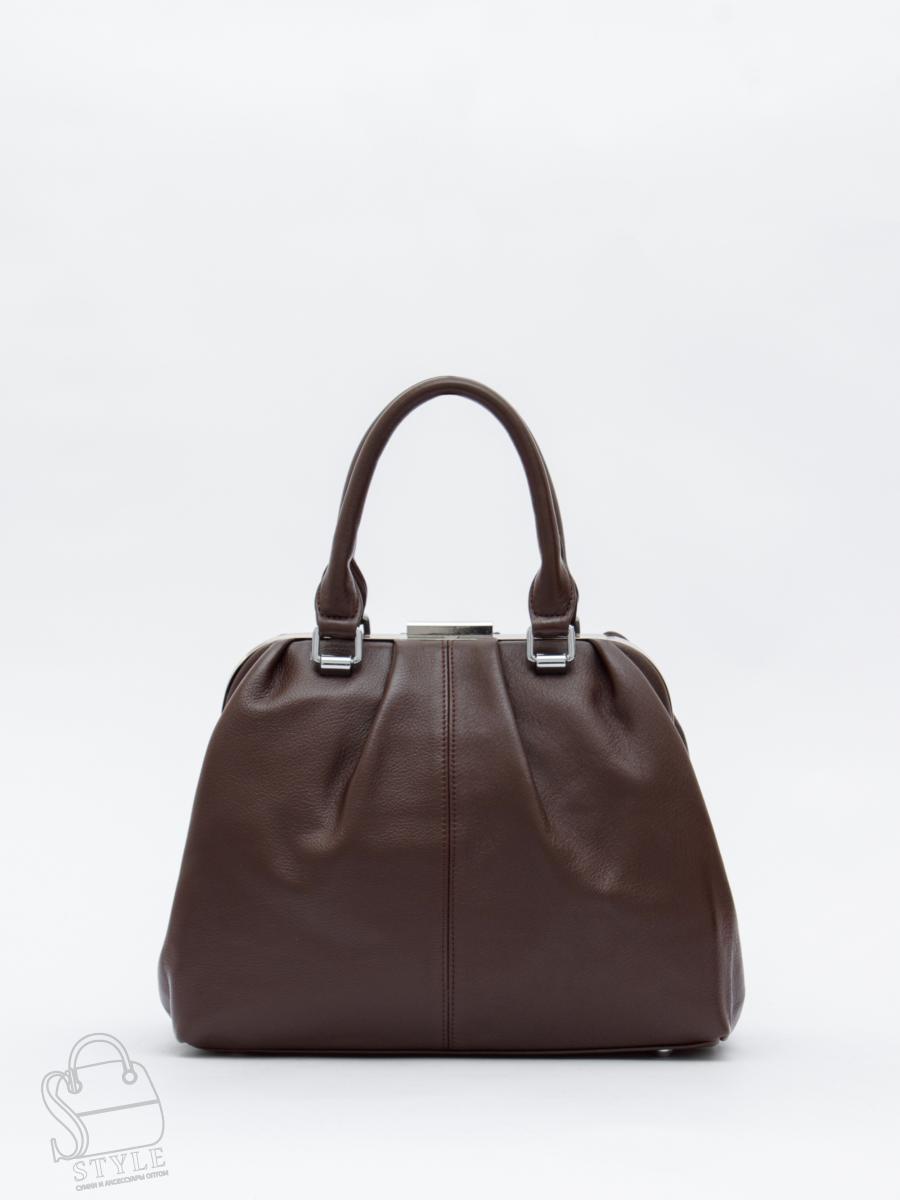 Сумка женская кожаная 9687Y coffee Polina&Eiterou