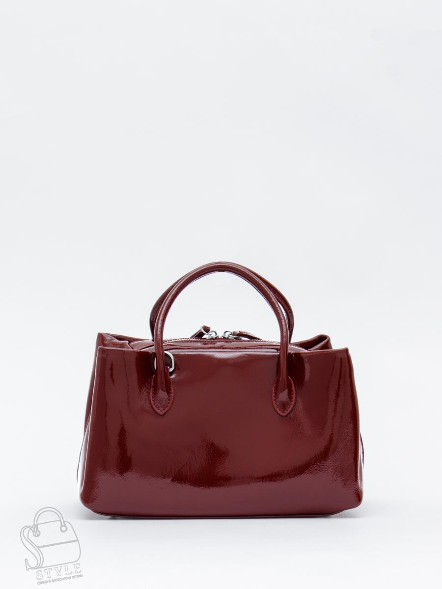 Сумка женская кожаная 5786P claret Polina&Eiterou