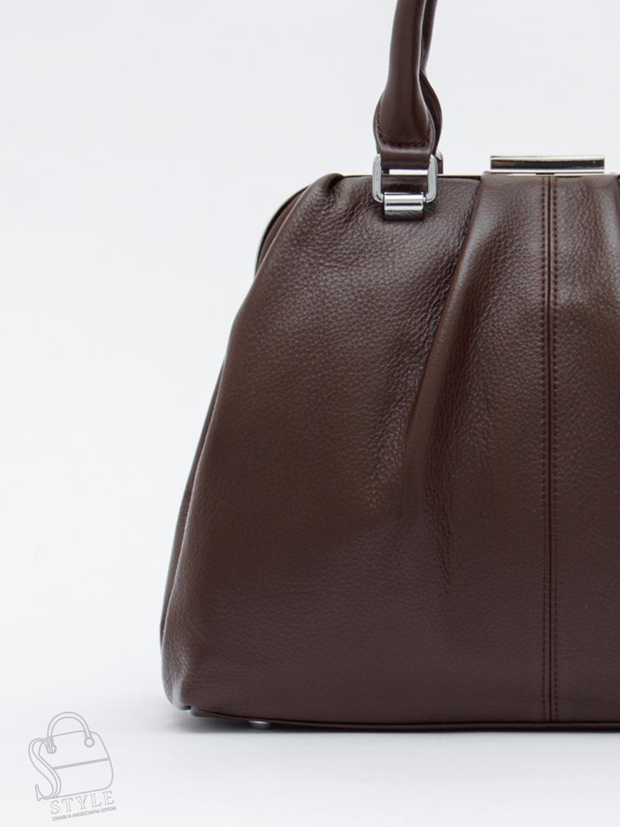 Сумка женская кожаная 9687Y coffee Polina&Eiterou