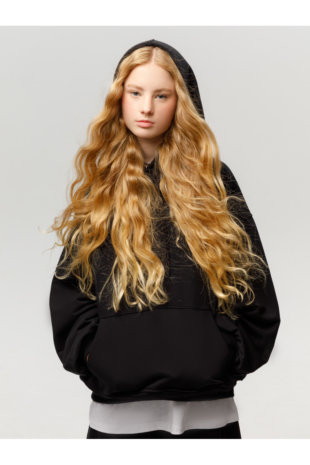 CUBBY Джемпер (худи) КБ 302927 черный 1413 CUBBY