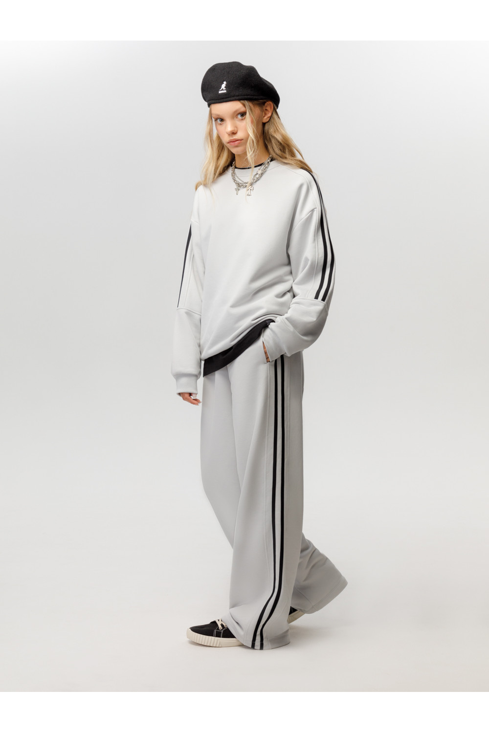 CUBBY Джемпер (свитшот) КБ 302930 светло-серый 4201 CUBBY