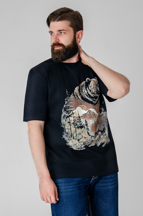 Арт. 614-145 Футболка мужская 50-60 (6 шт)