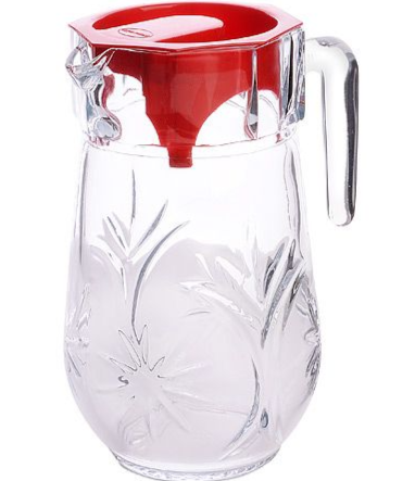 АКЦИЯ 370р. 1400р.726-1 Графин 1,8 л, стекло (х6)