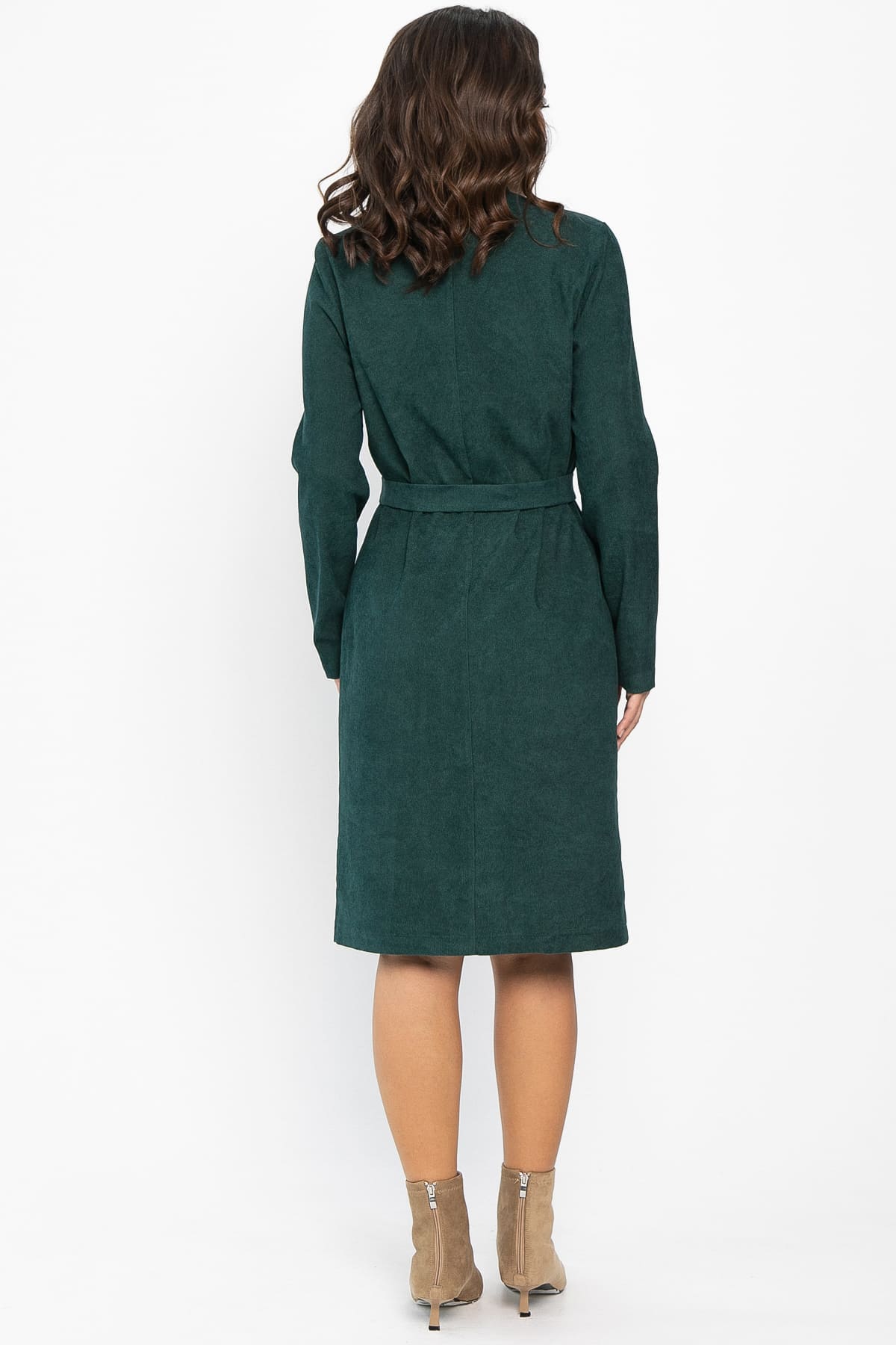 Платье Классическая грация (изумрудное) П13665-19М