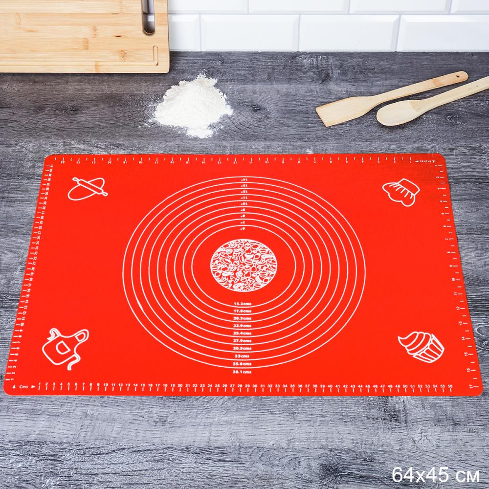 Силиконовый коврик 64х45 см / UT-100-R /уп 100/ красный 0,287