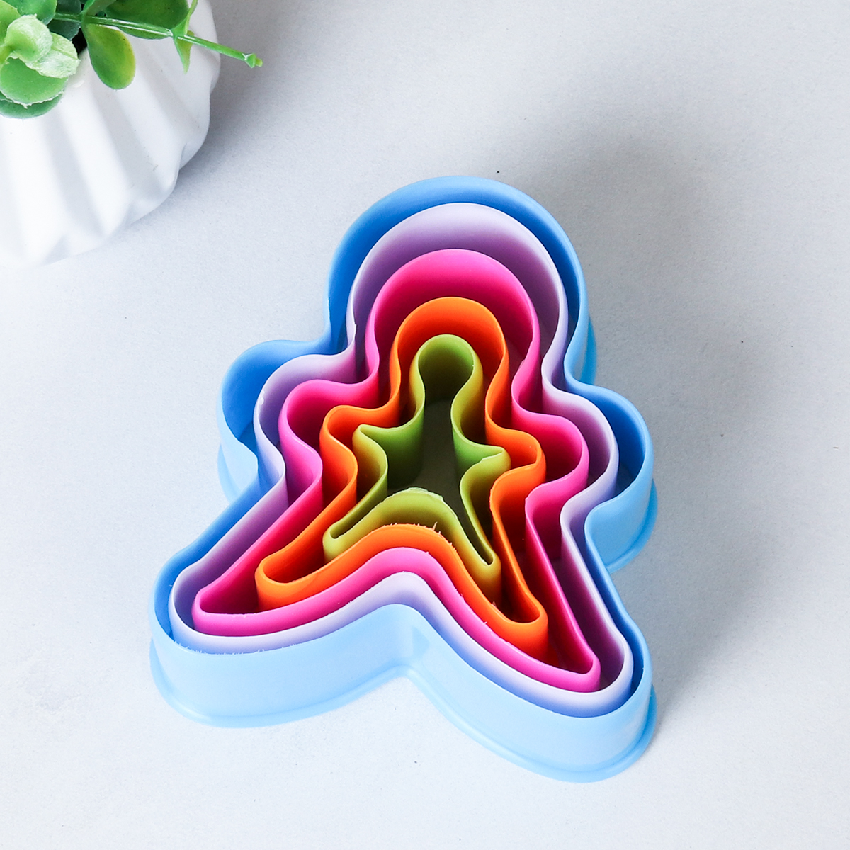 Форма для печенья 5 предметов / FG-826 /уп 144/