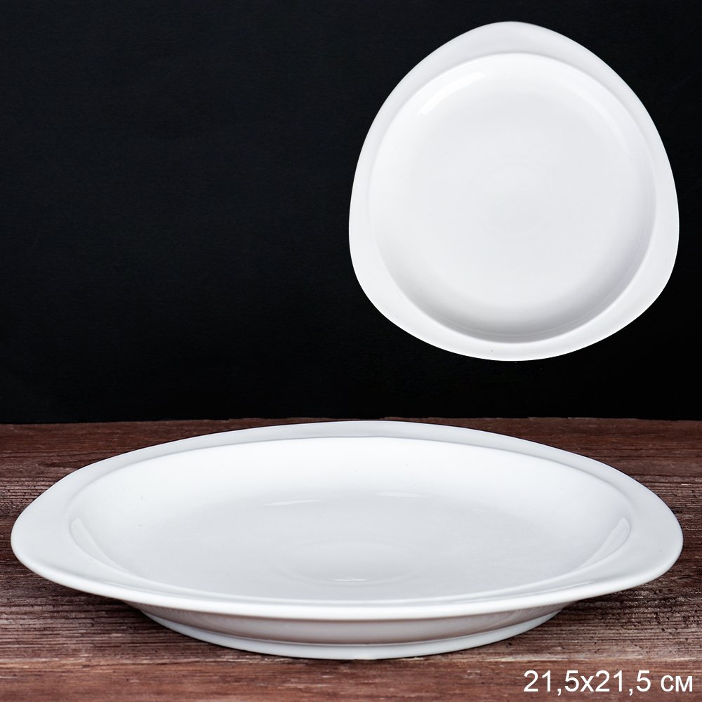 Блюдо фигурное 22х22 см / В-147 /уп 26/