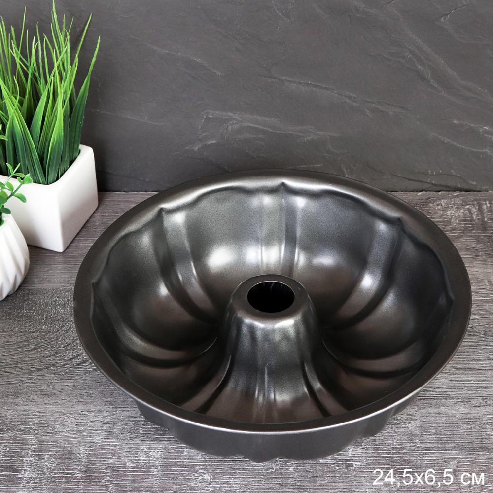 Форма для выпечки Круг с отверстием 24х7 см / RSD-28 /уп 50/ 0,415/ антипригарное покрытие/ 22х7