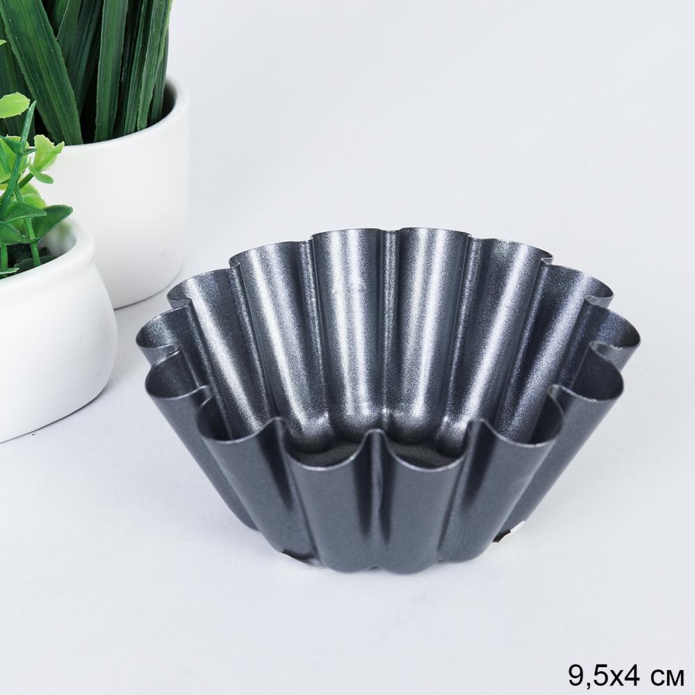 Форма для выпечки Кекса круглая 9,5х4 см ШТУЧНО / RSD-52 /уп 300/ 0.042/ 9,5х3,5