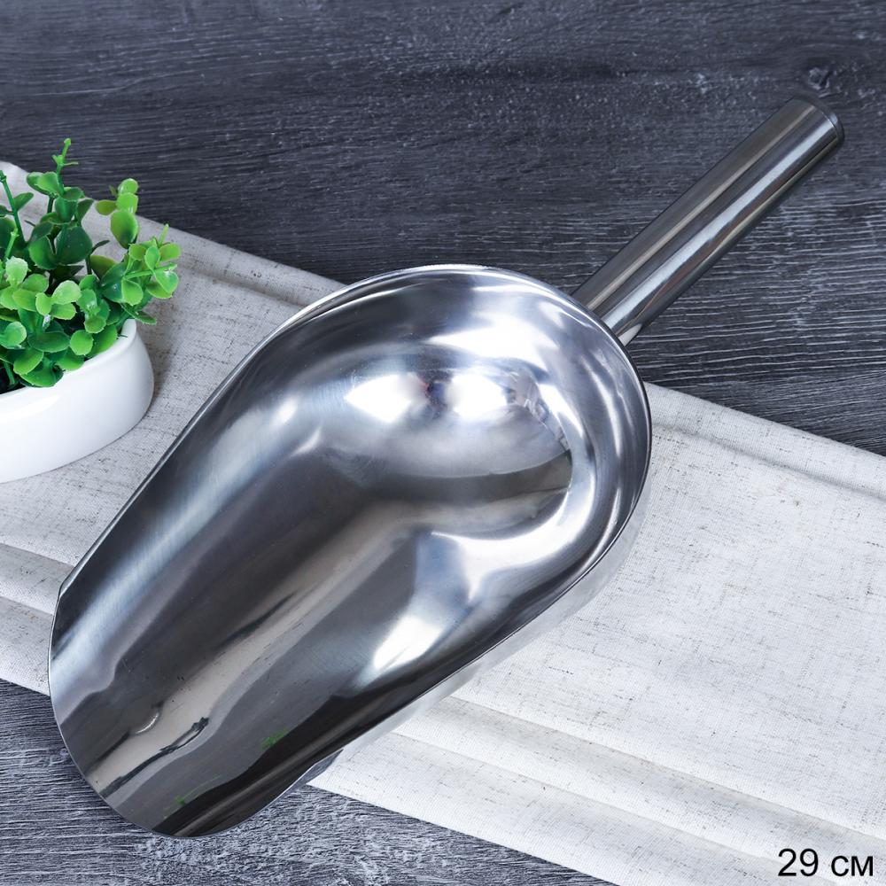 Совок для сыпучих продуктов 29 см металл / S-12 /уп 200/ 0,174
