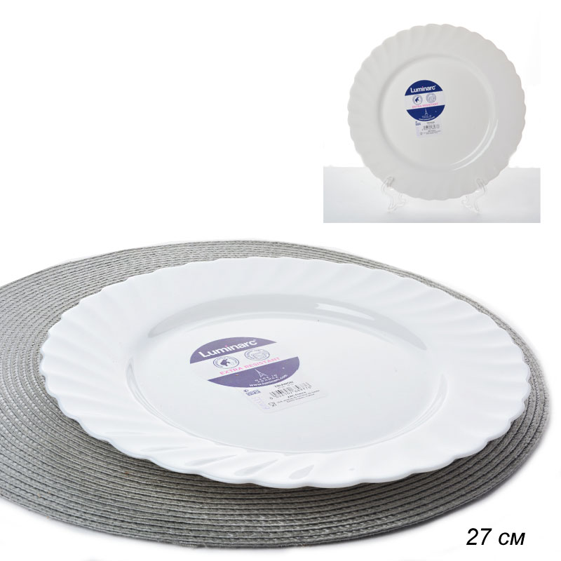 Тарелка обеденная 27 см Трианон / 68977 /уп/ Люминарк