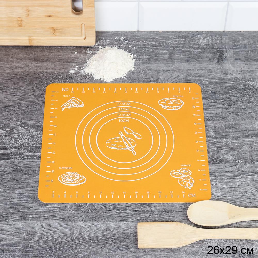 Силиконовый коврик 29х26 см / HL-566-N /уп 200/ оранжевый 0,053