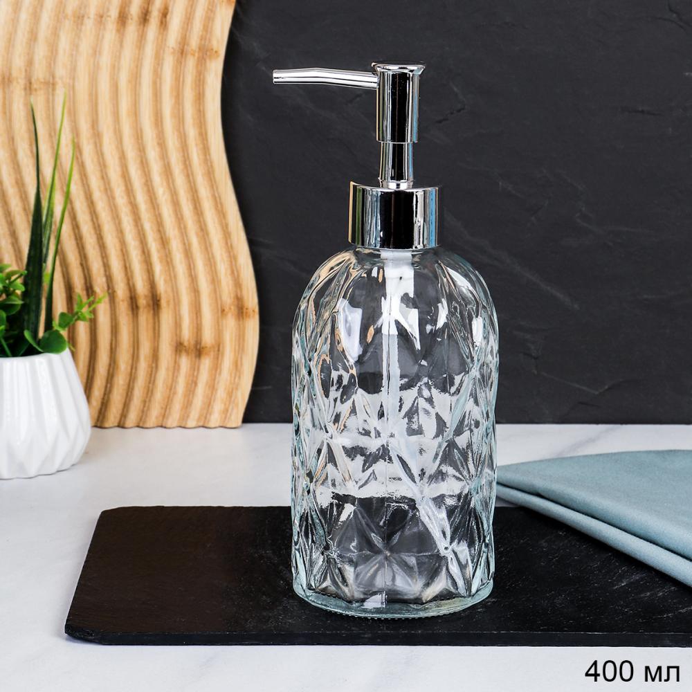 Дозатор для жидкого мыла 400 мл 19 см / GKR5 /уп 48/