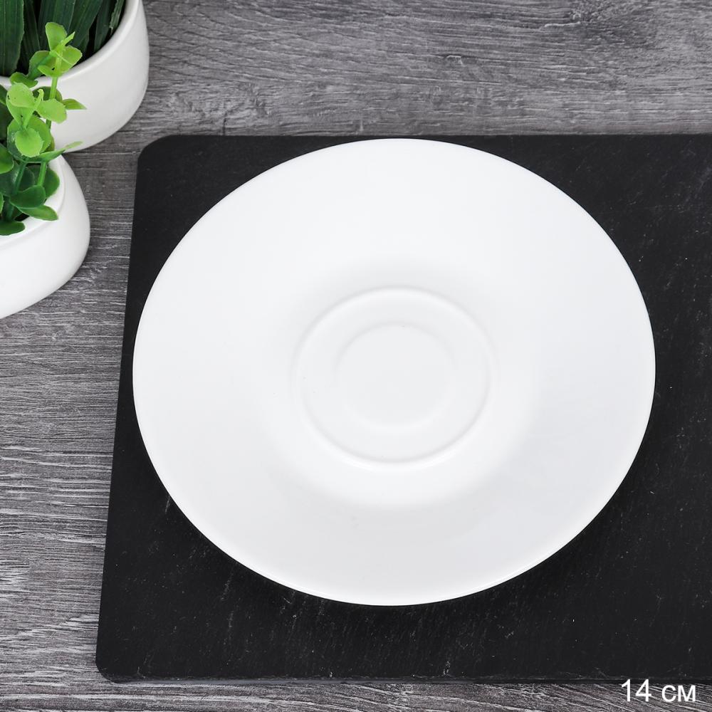 Блюдце 14 см / DE-6758 /уп 12/