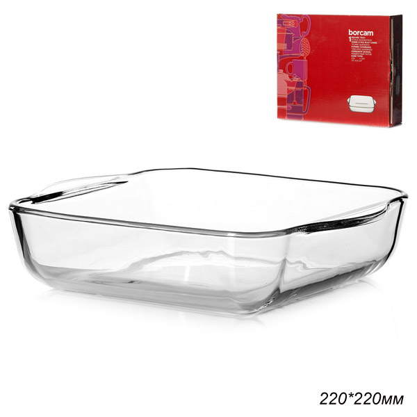 Форма для запекания 1900 мл 220х220 мм АКЦИЯ / 59034 /уп 6/ квадр