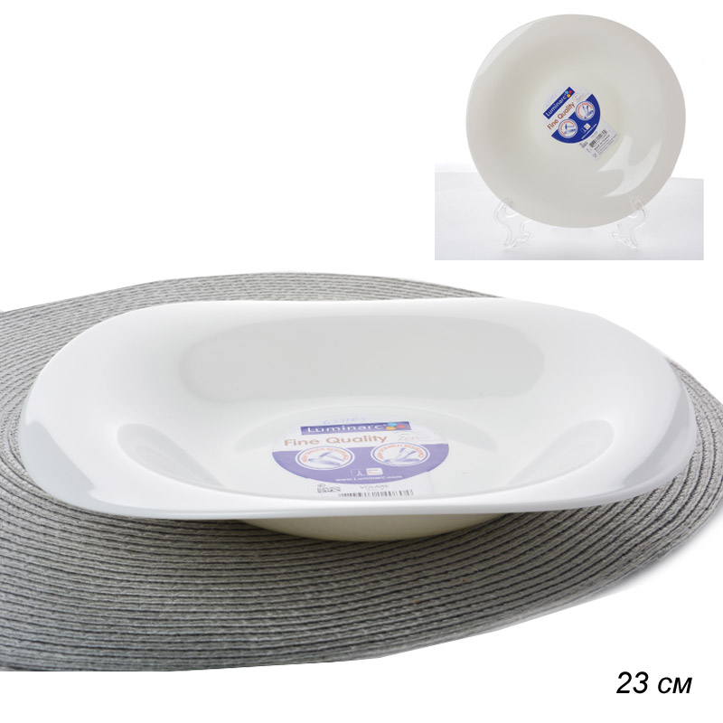 Тарелка суповая 23 см Воларэ / E9167 /уп 12/ Люминарк