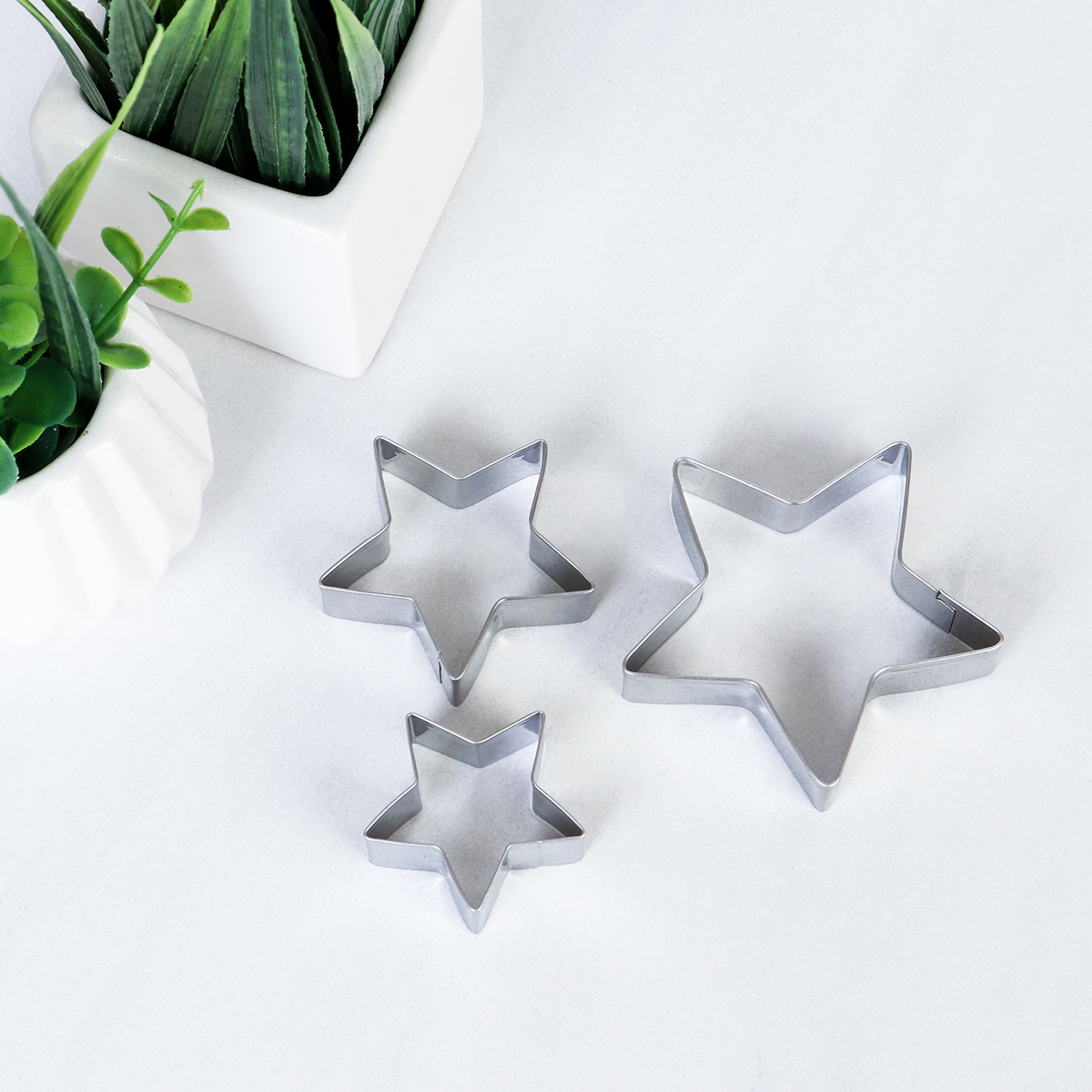 Форма для печенья 3 штуки Звезда / KB-180 /уп 360/ АКЦИЯ