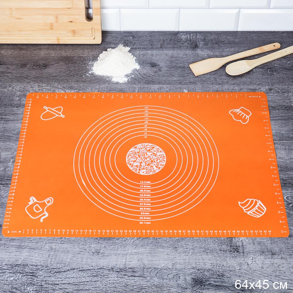 Силиконовый коврик 64х45 см / UT-100-N /уп 100/ оранжевый 0,282