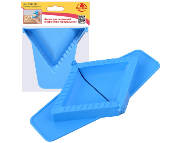 Форма для пельменей и вареников Треугольник 19x10,5 см/ VL80-512 /уп 12/144/