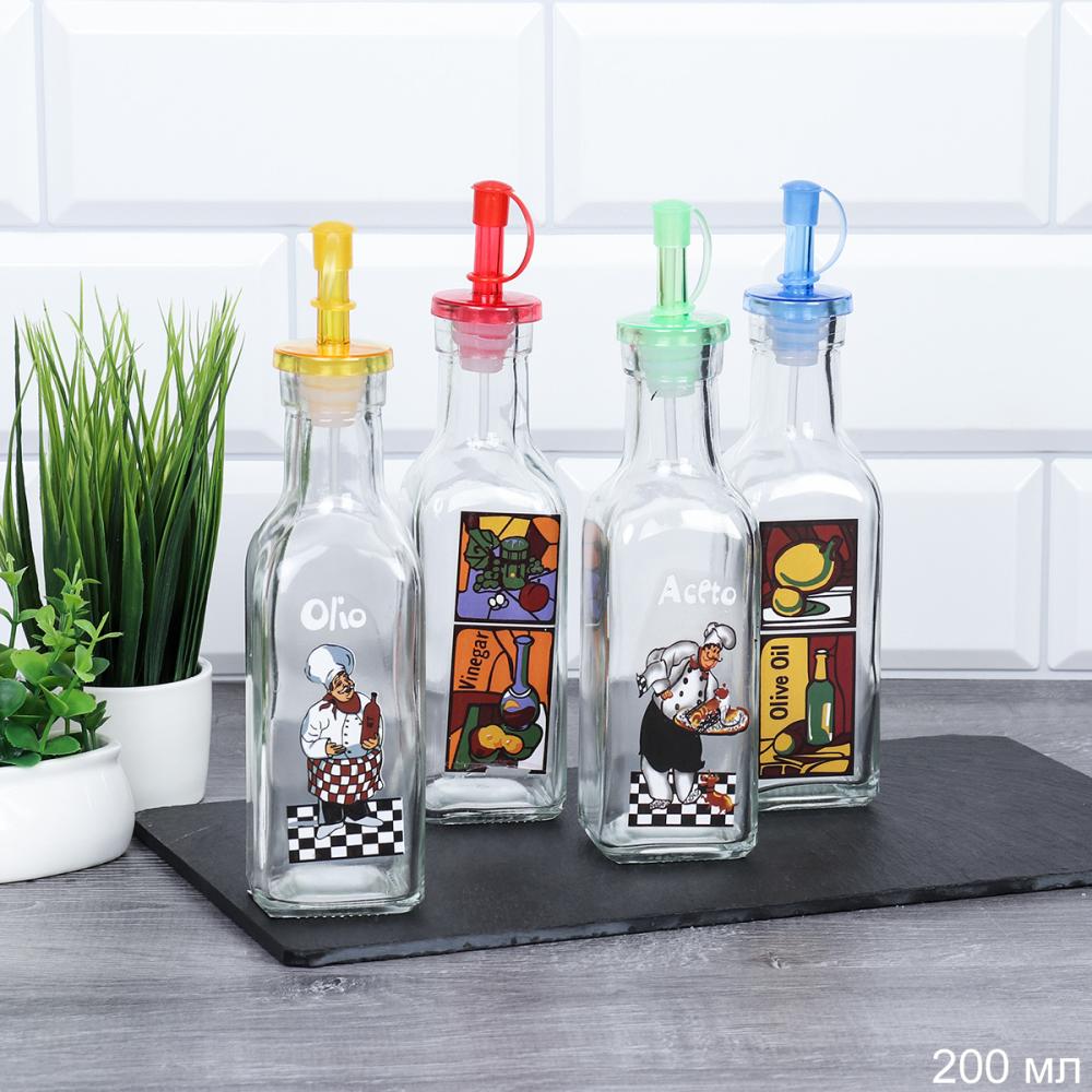 Бутылка для жидких специй 200 мл / BBA3 /уп 96/
