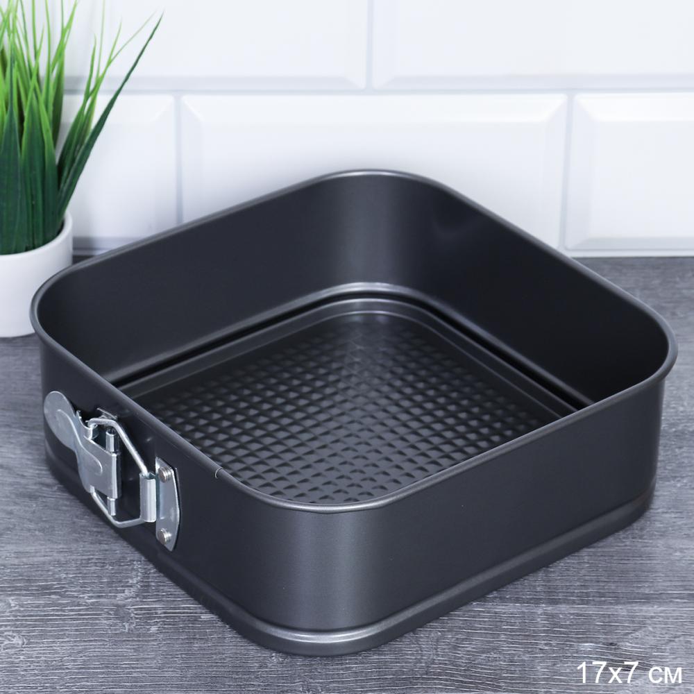 Форма для выпечки квадрат с клипсой 17х7 см / RSD-13 /