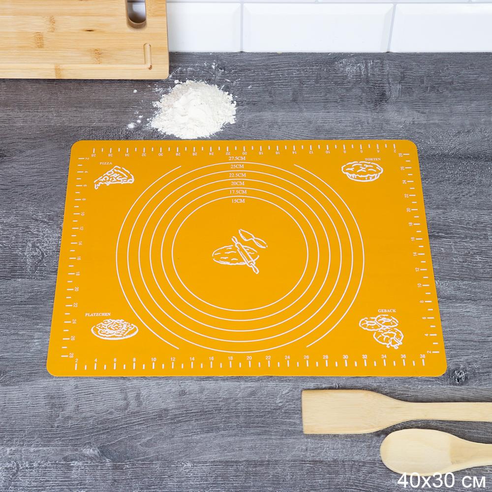 Силиконовый коврик 40х30 см / TR-17-N /уп 200/ оранжевый 0,090