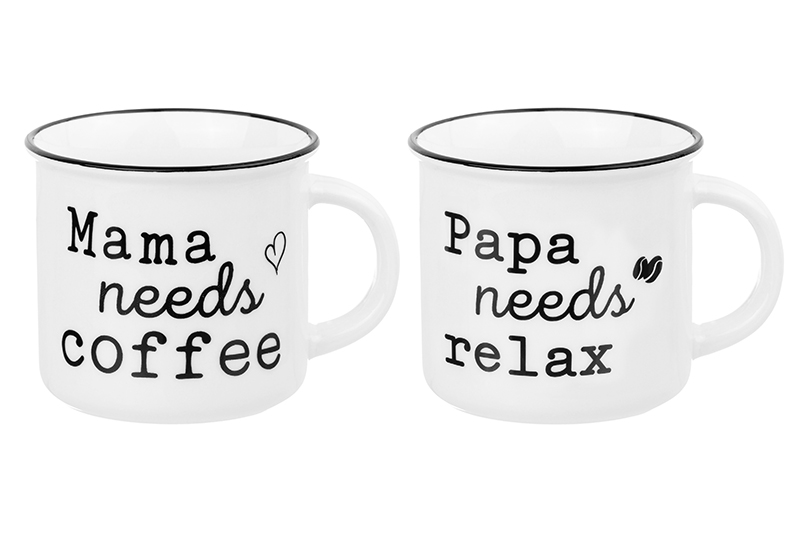 Набор 2 кружек 400 мл 13*9,5*8,8 см