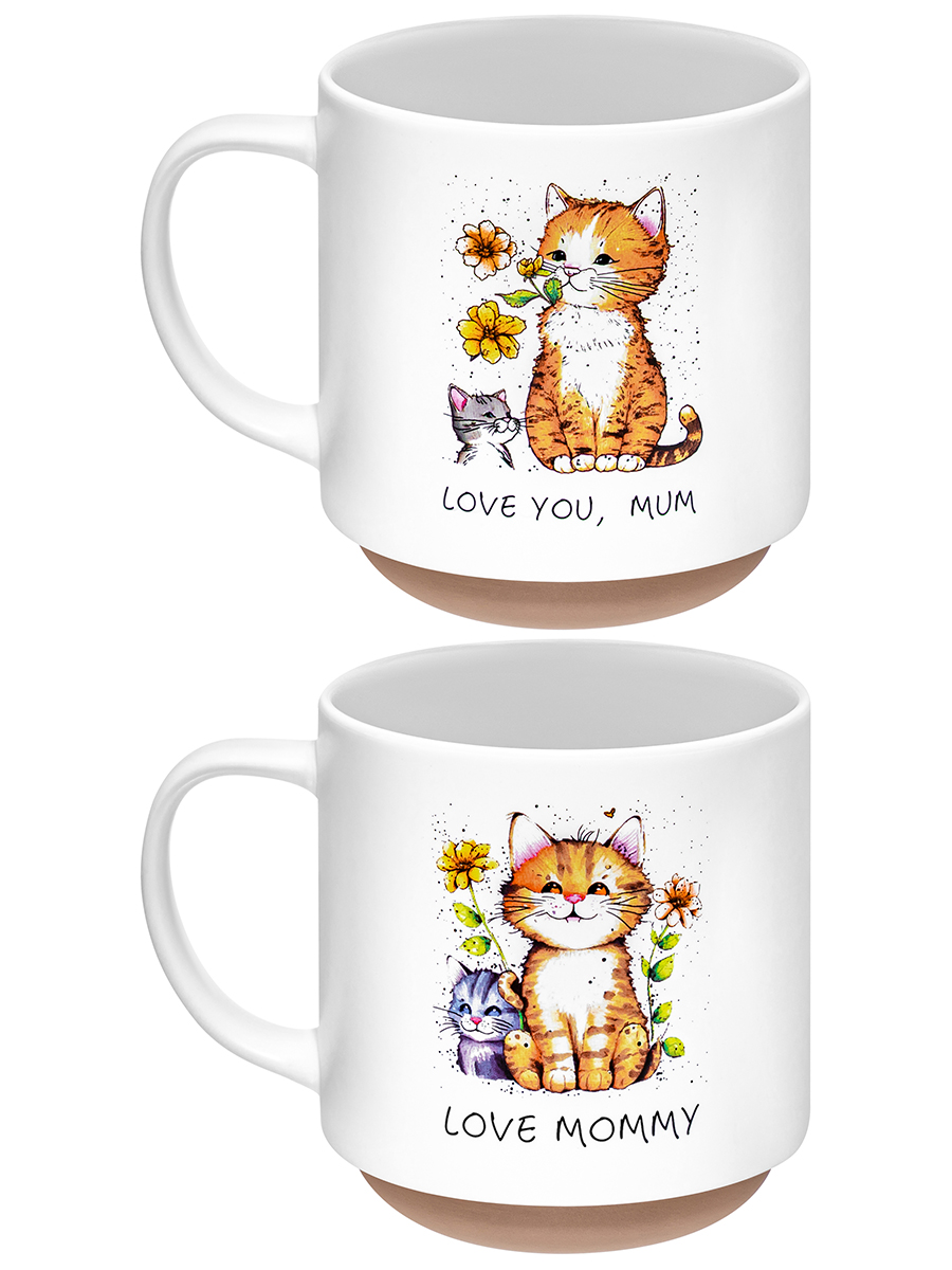 Набор кружек 2 пр. 430 мл 12*9*10 см