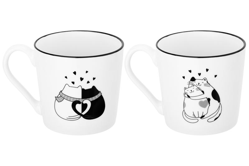 Набор 2 кружек 390 мл 13*9,5*9 см