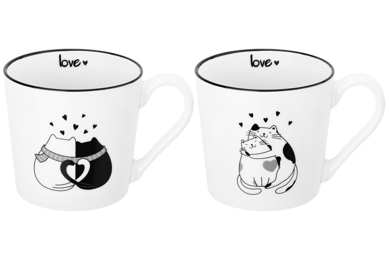 Набор 2 кружек 390 мл 13*9,5*9 см