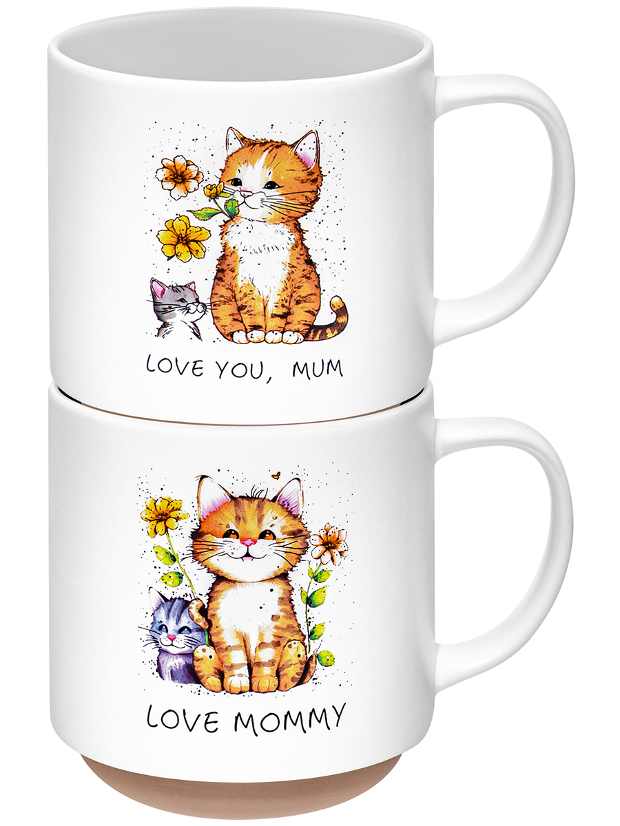 Набор кружек 2 пр. 430 мл 12*9*10 см