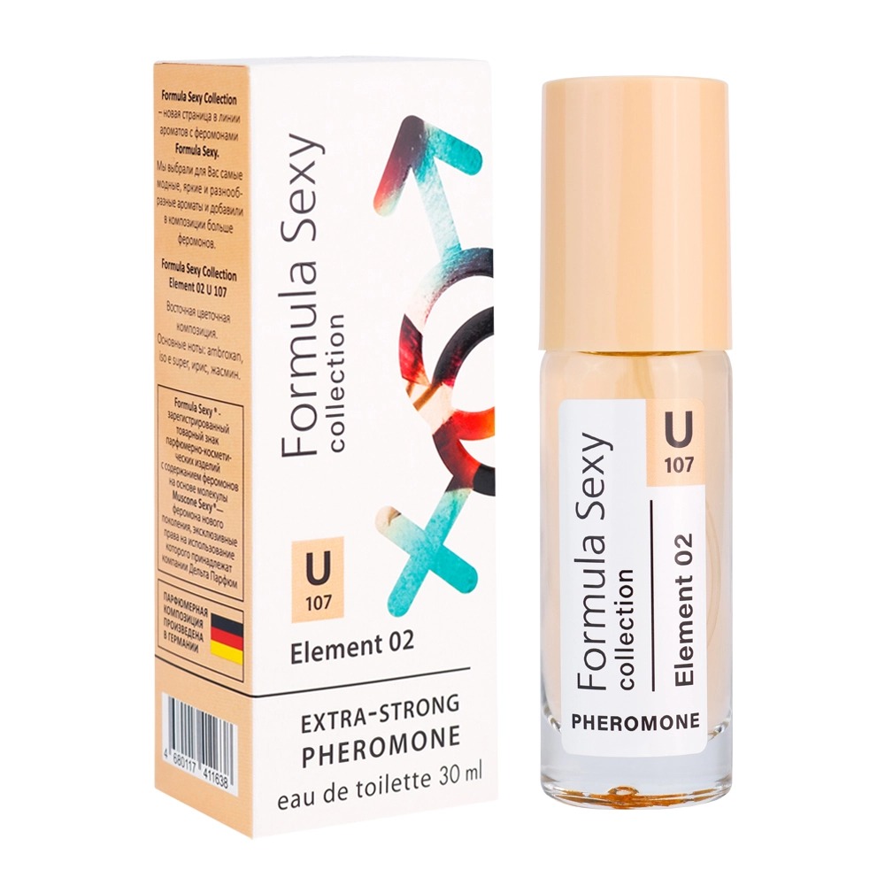 Ж DP туал/вода с ФЕРОМОНАМИ (30мл) Formula Sexy Element 02 U107 (Molecules Escentric 02). 24