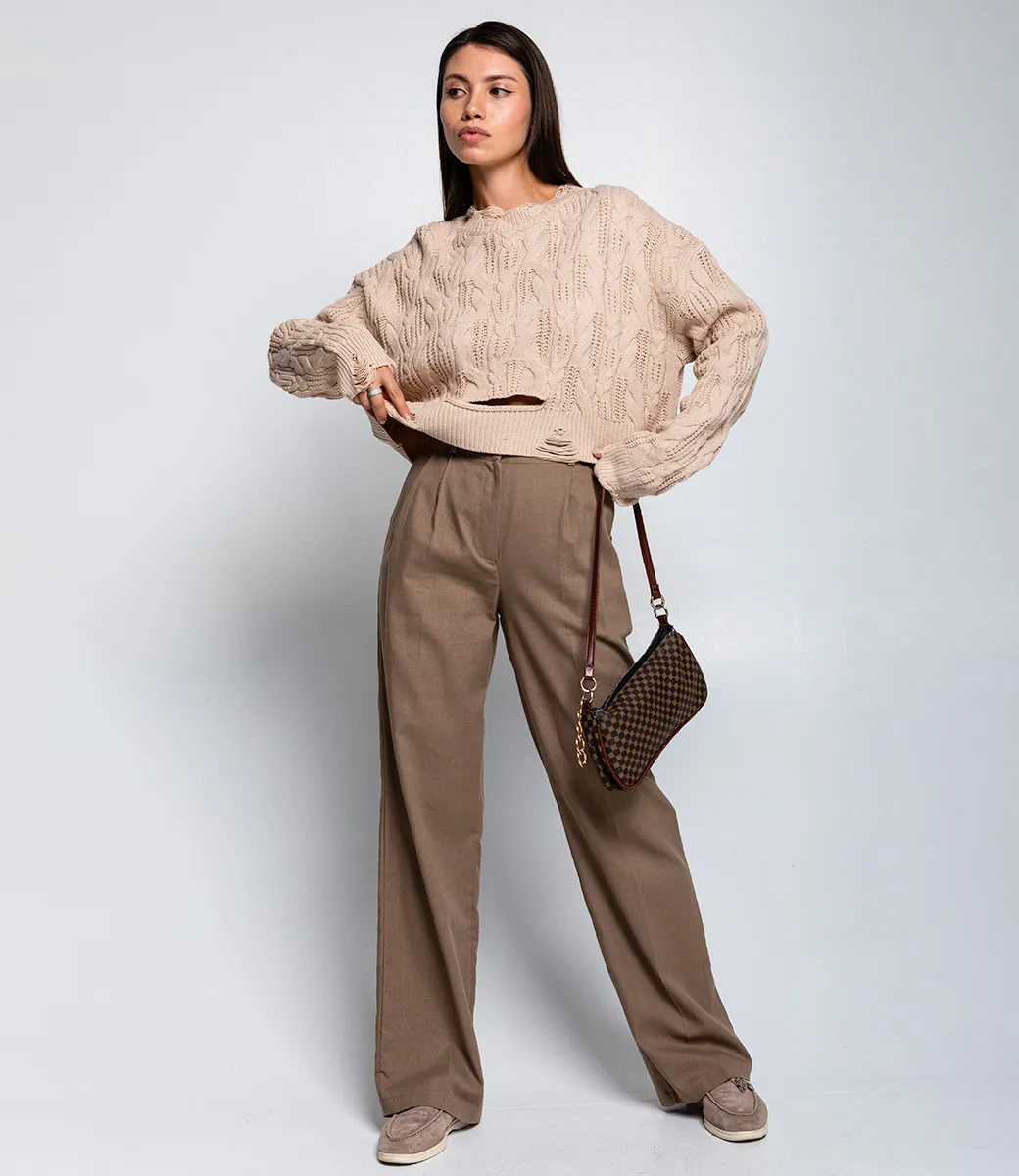 ст. цена980руб.! Джемпер #КТ800 (1), бежевый