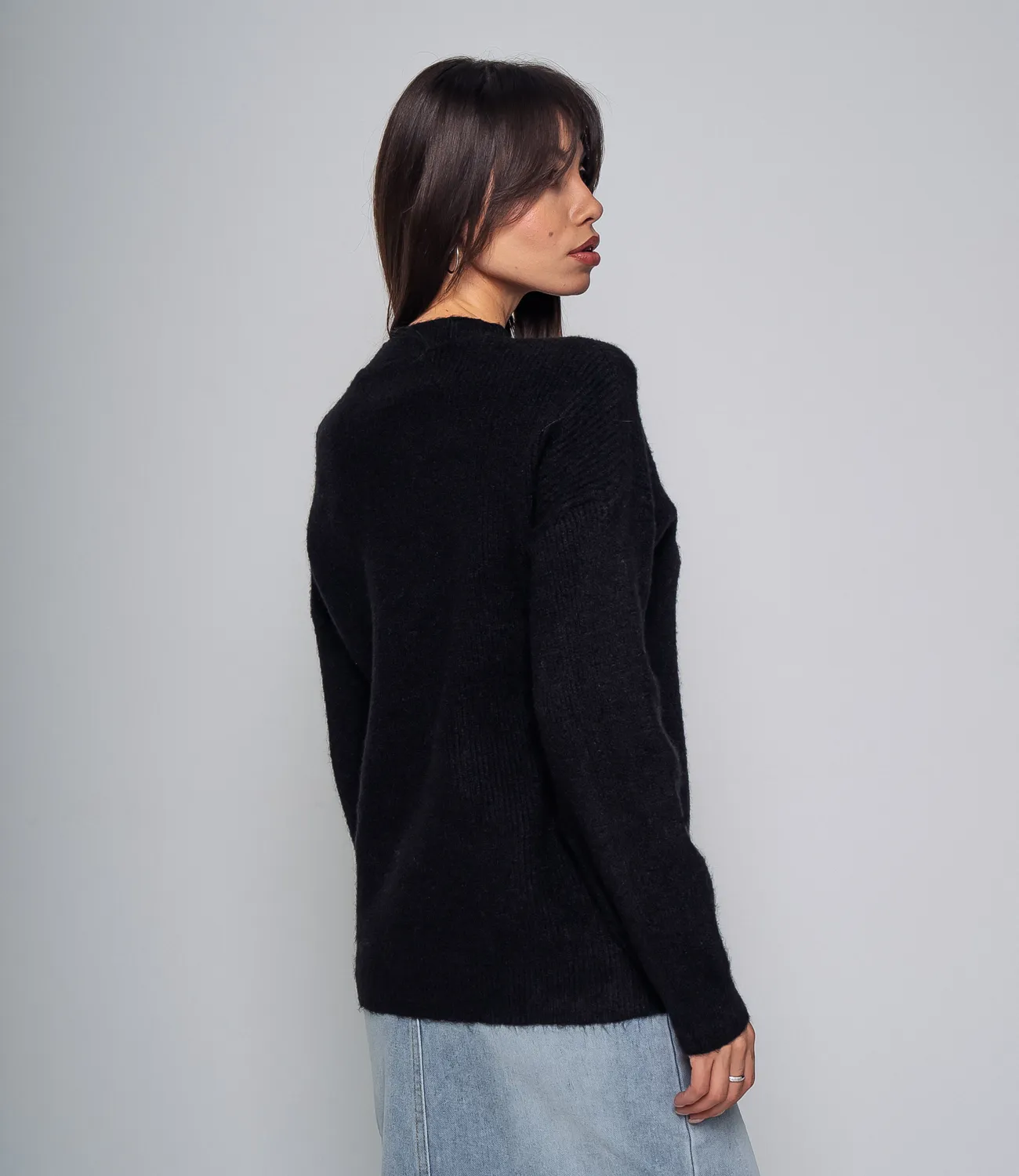 ст. цена940руб.! Свитер #КТ773, чёрный