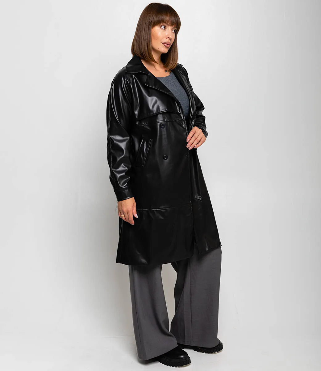 ст. цена2160руб.! Тренч #КТ5505 (1), чёрный
