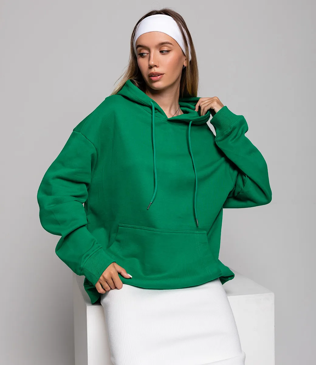ст. цена1920руб.! Худи #ОКТ1662, изумрудный