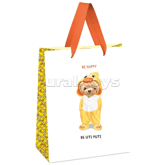 Пакет подарочный 18х23х10см