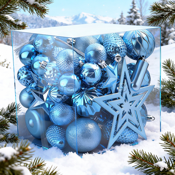 Набор новогодних украшений