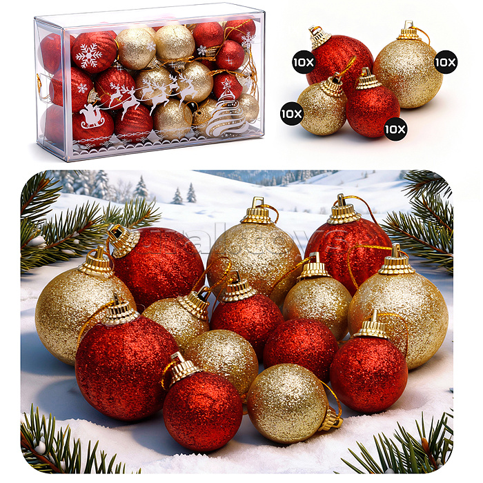 Набор новогодних украшений